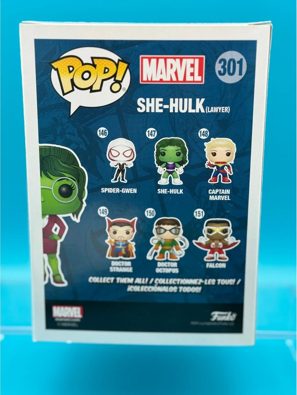 Titiana Maslany Signed Marvel She-Hulk Lawyer ECCC Funko pop 301 with SWAU COA